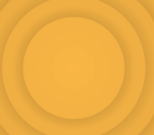 Concentric circles in varying shades of orange radiate outward from the center, creating a gradient effect.